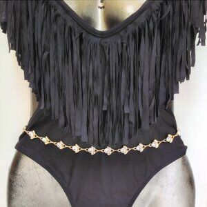 Body Waist Chain Vintage Rhinestone Crystal Belly Dance Chain Jewelry